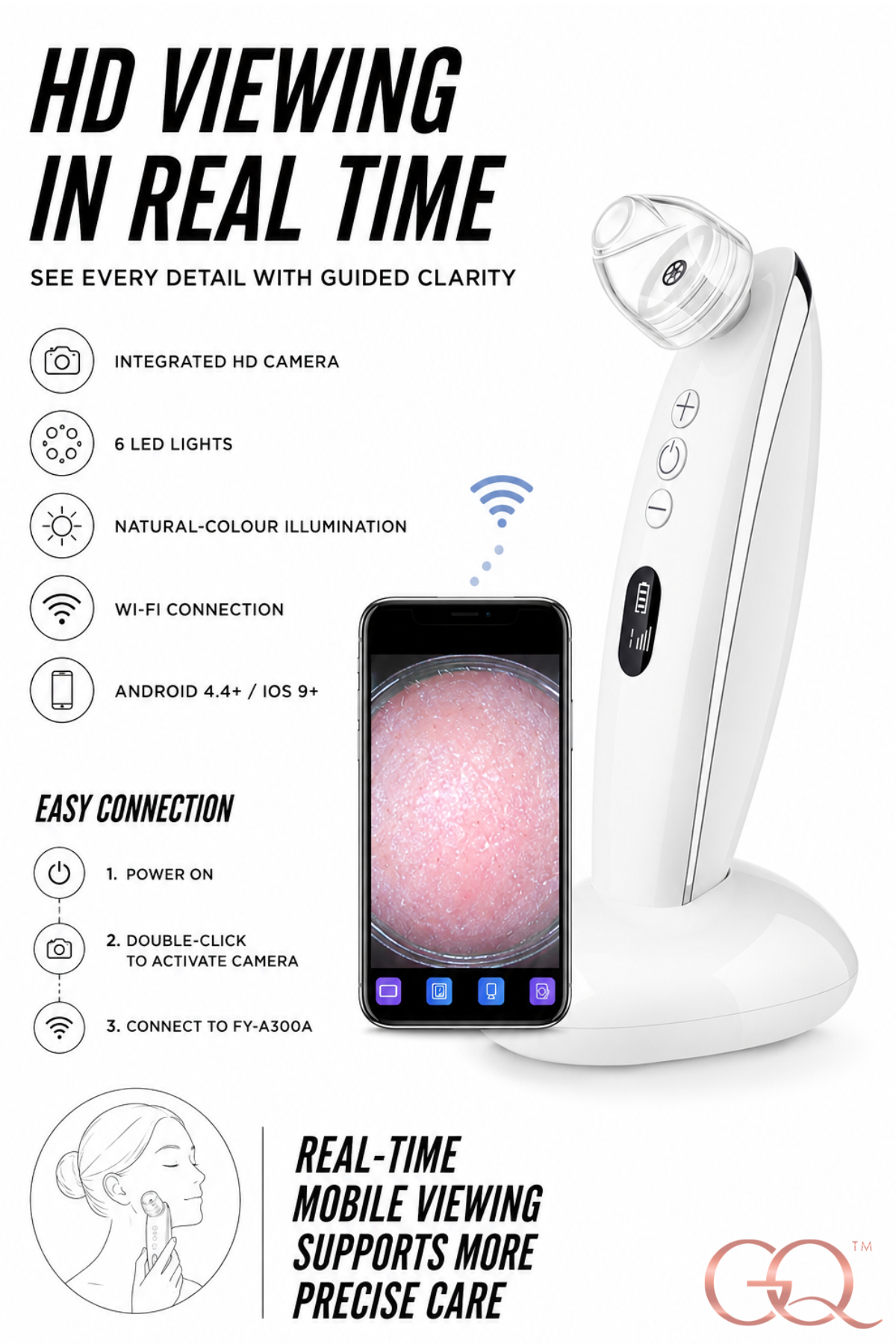 GLOWNIQUE Éveline Visual Pore Refining Device Couture