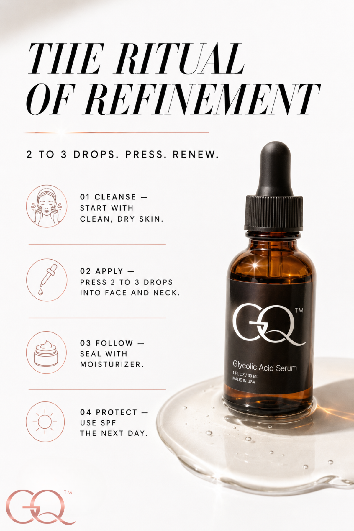 GLOWNIQUE Glycolic Acid Serum | Artisanal Luxury Skincare