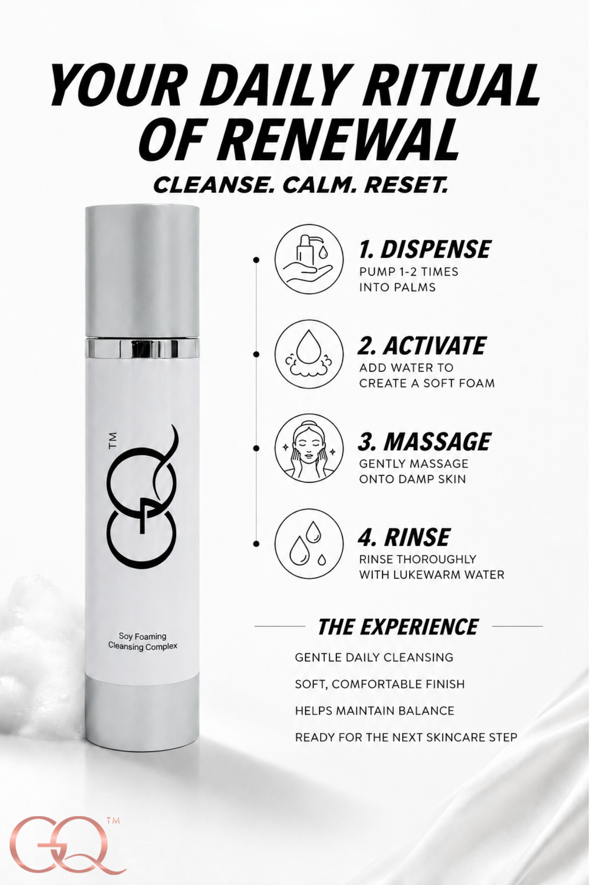 GLOWNIQUE Foaming Soy Cleansing Complex – Artisan Luxury Cleanser