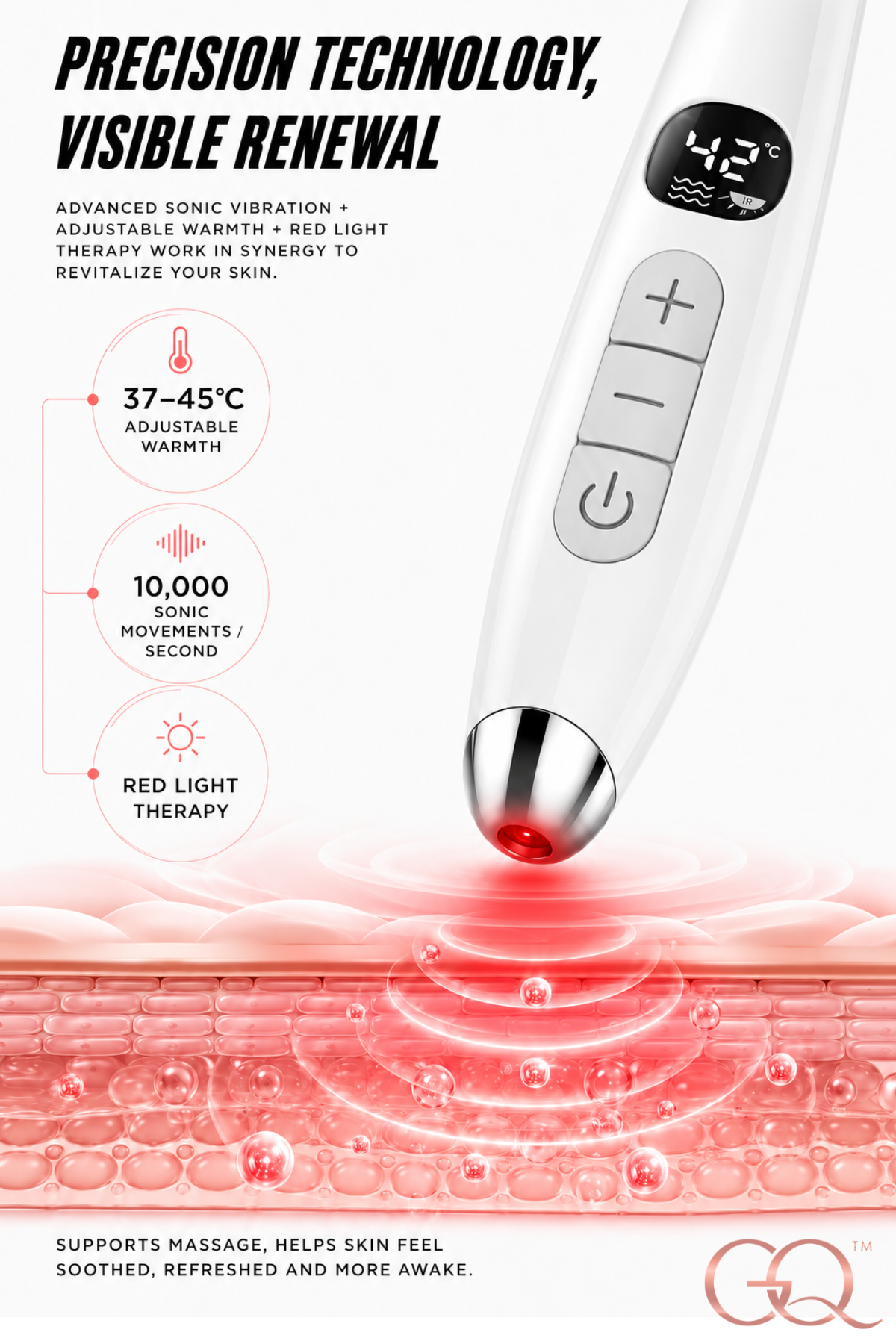 GLOWNIQUE Célestine Sonic Eye Revival Pen Couture Luxury