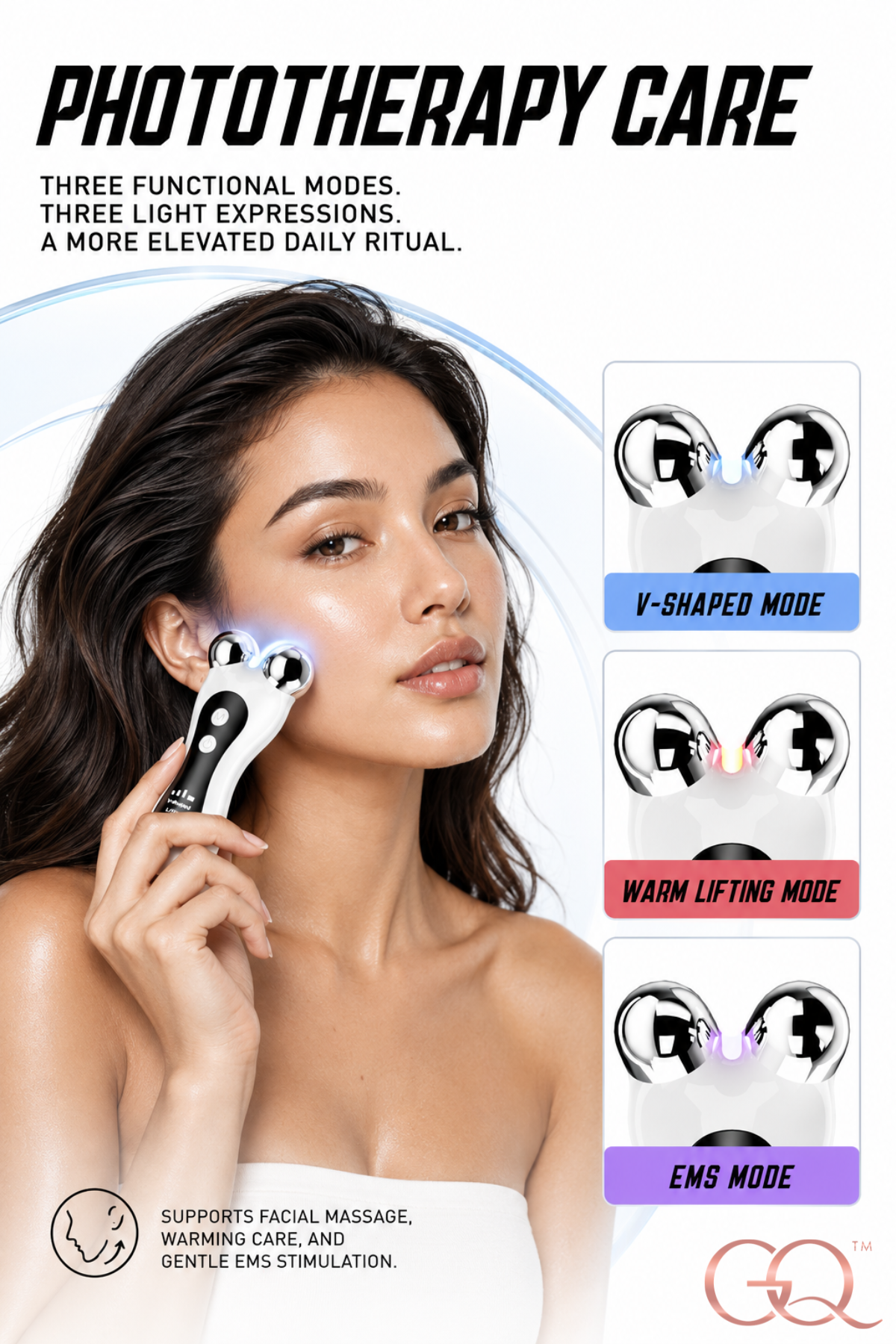 GLOWNIQUE Soleia V-Lift Roller | Couture Facial Contouring