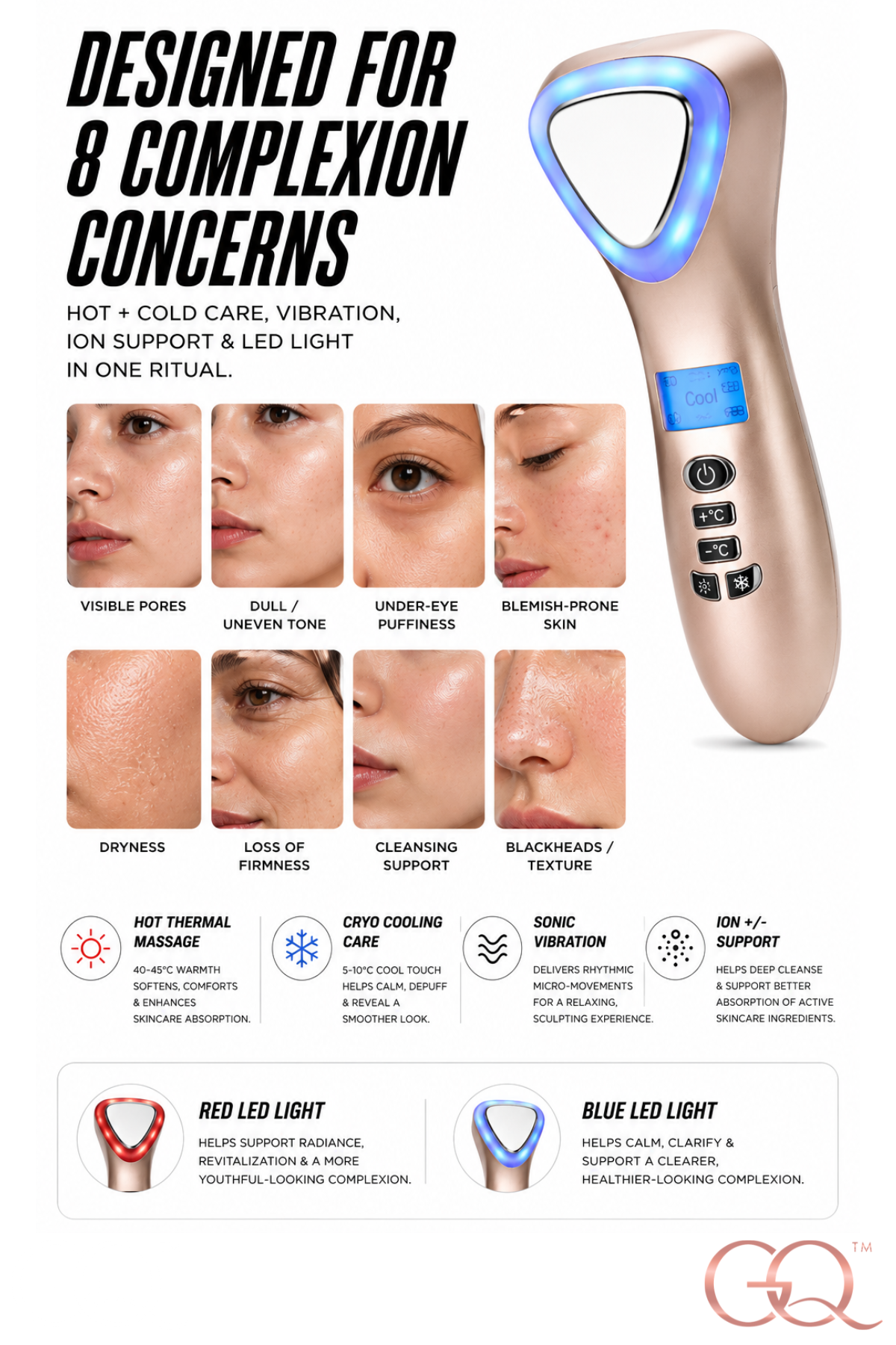 GLOWNIQUE Marcelline Cryo-Thermal Sculpting Wand Couture
