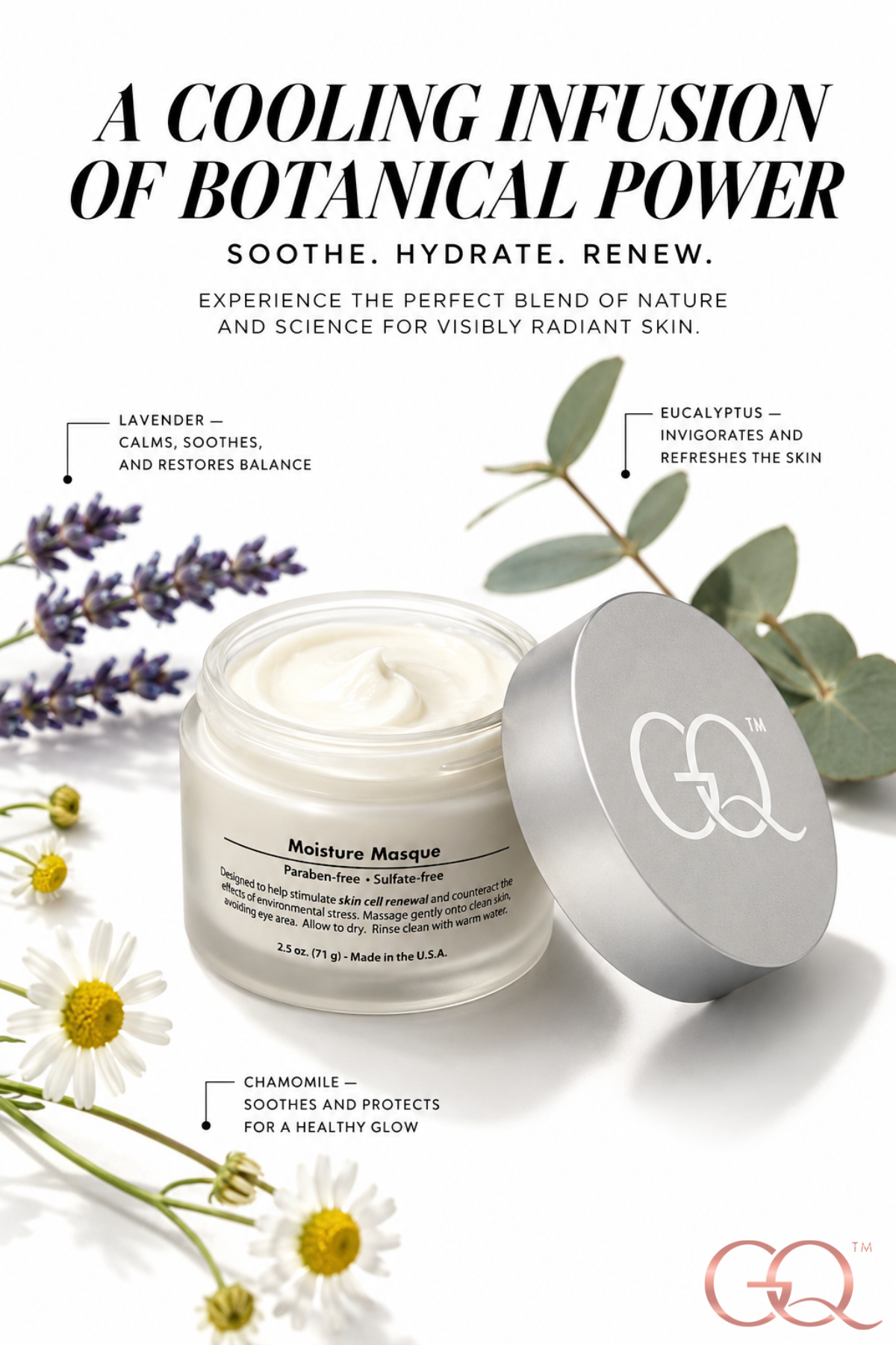 GLOWNIQUE Intensive Moisture Cooling Masque Couture Hydration
