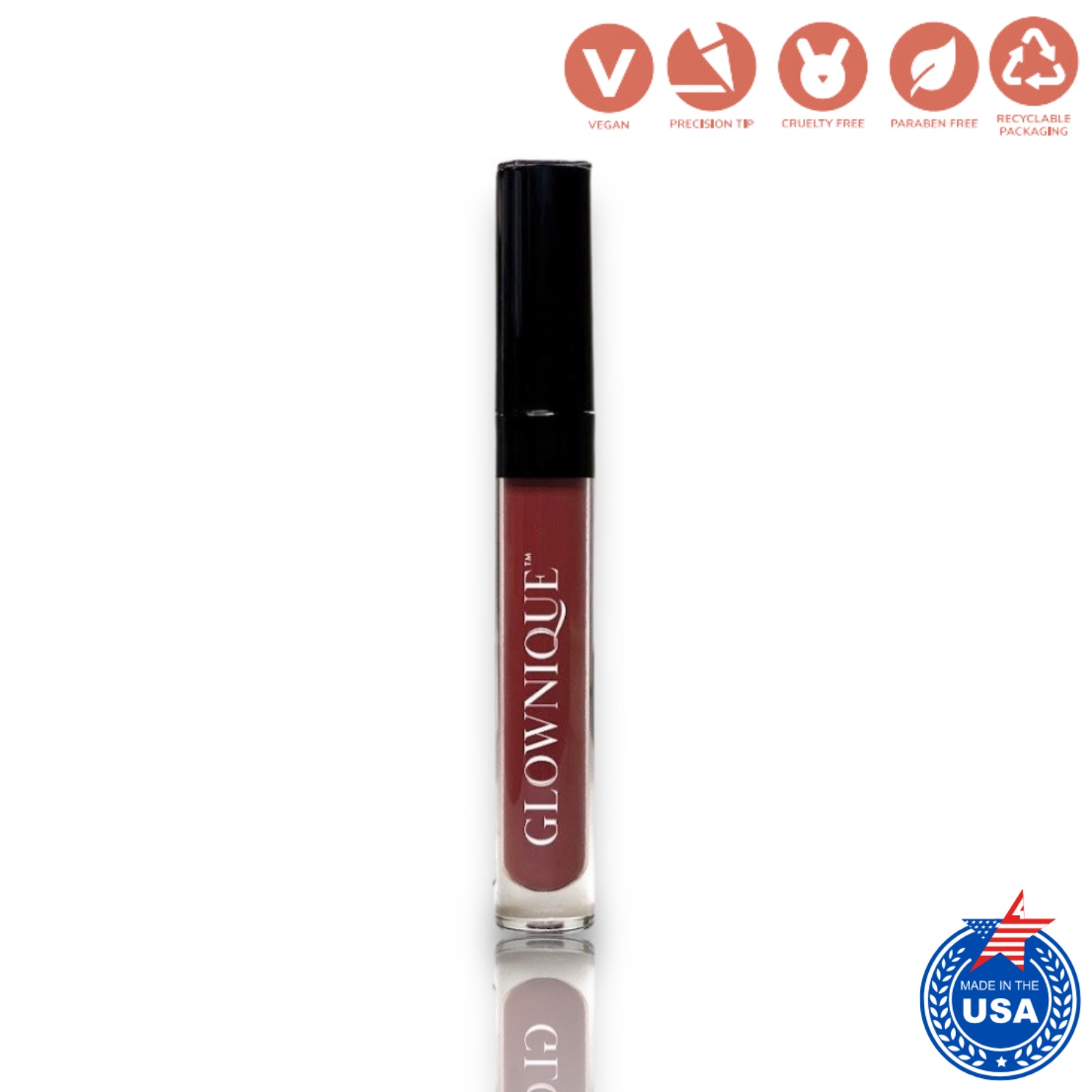Liquid to Matte Lipstick - Brickhouse (3ml) | GLOWNIQUE
