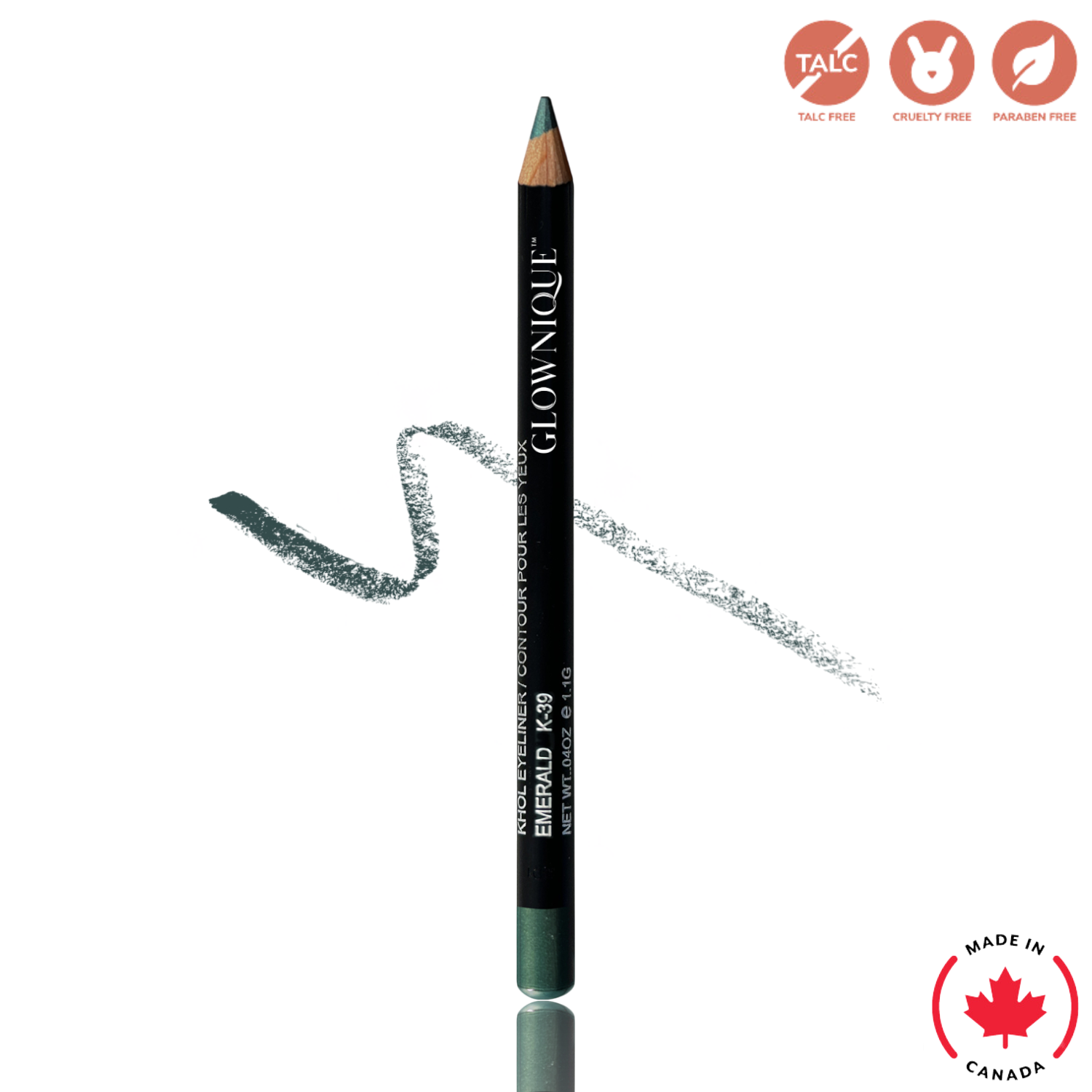 Khol Eyeliner - Emerald (1.1g) | GLOWNIQUE