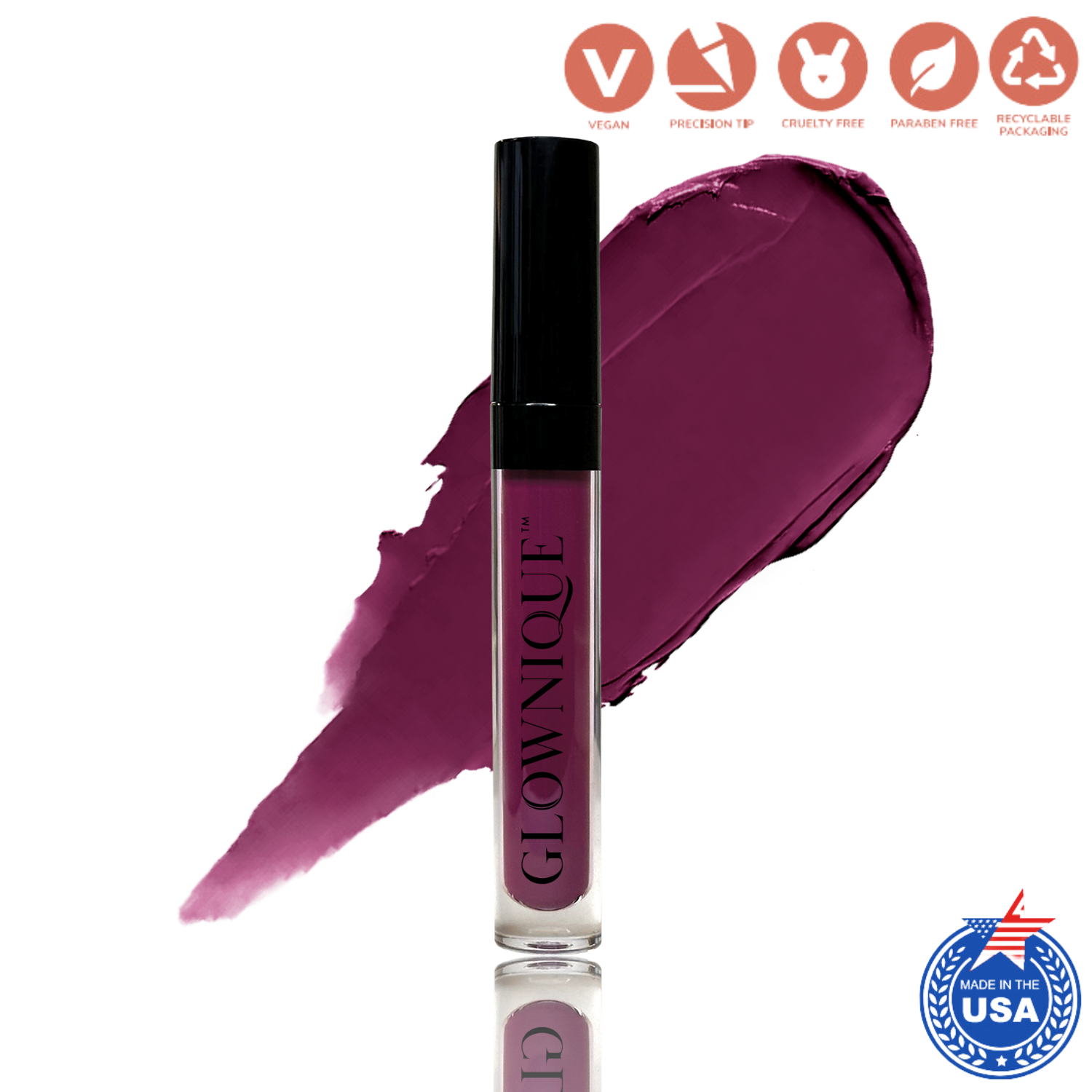 Rouge à lèvres liquide mat - Betterave à sucre (3 ml) | GLOWNIQUE