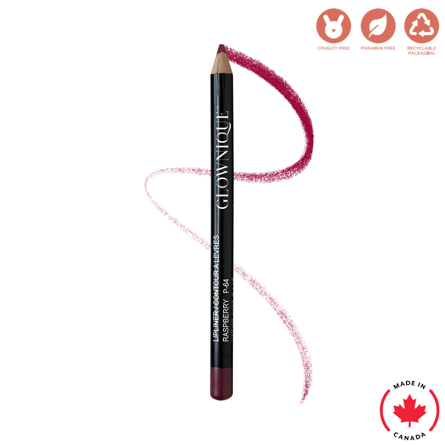 Lip Liner - Raspberry (1.1g) | GLOWNIQUE