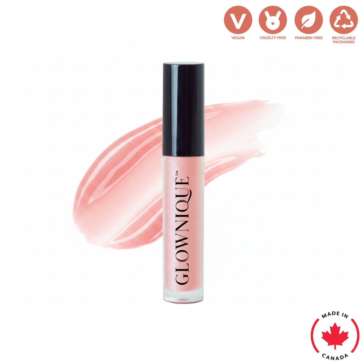 Indulge in the luxurious GLOWNIQUE Lip Gloss, a vegan formula that enhances your natural beauty with sheer luminosity and sophistication. Elevate your allure effortlessly.