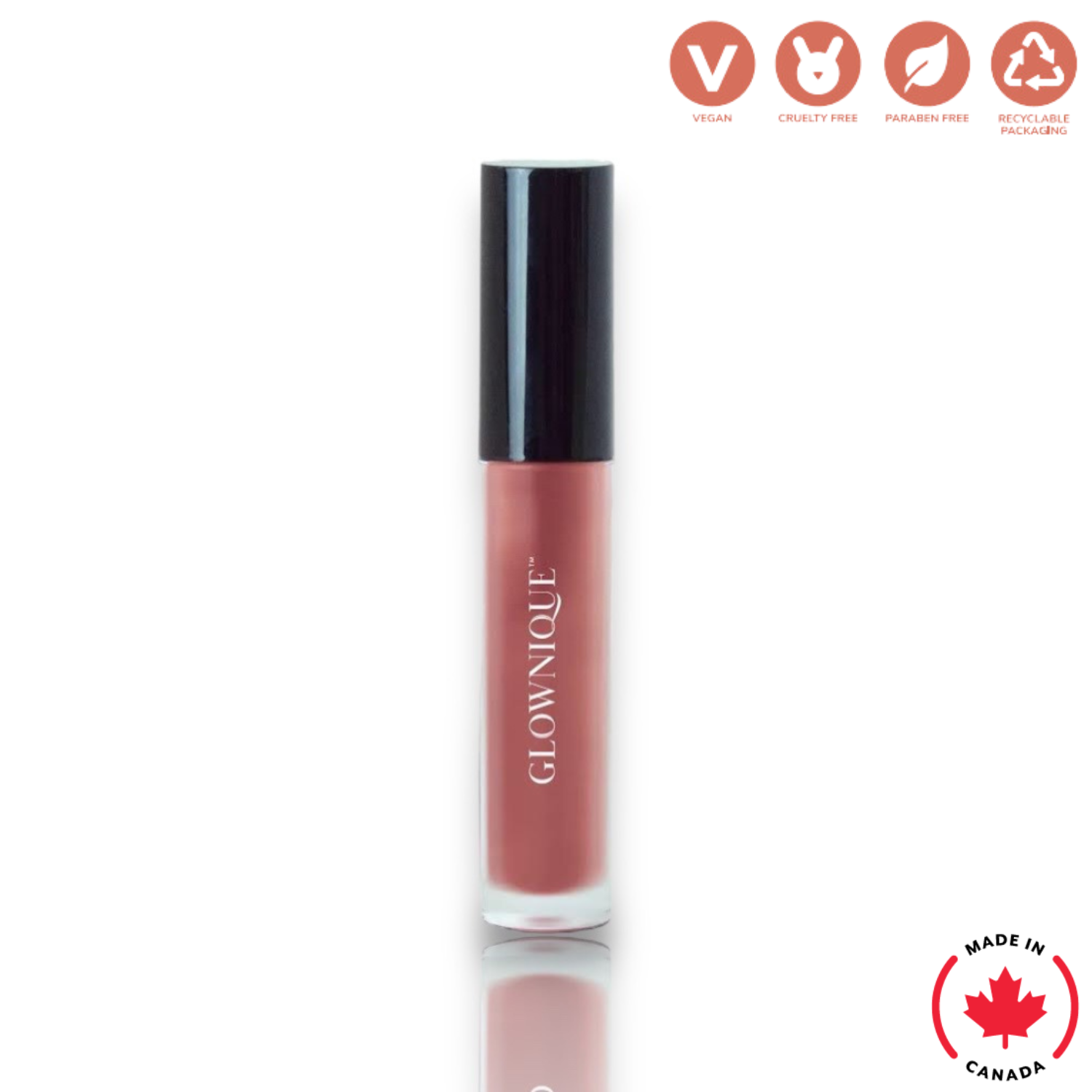 Lip Gloss - Warm Rose (5 ml) | GLOWNIQUE