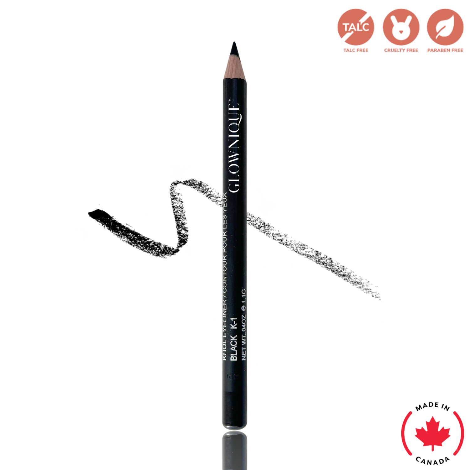 Khol Eyeliner - Black (1.1g) | GLOWNIQUE