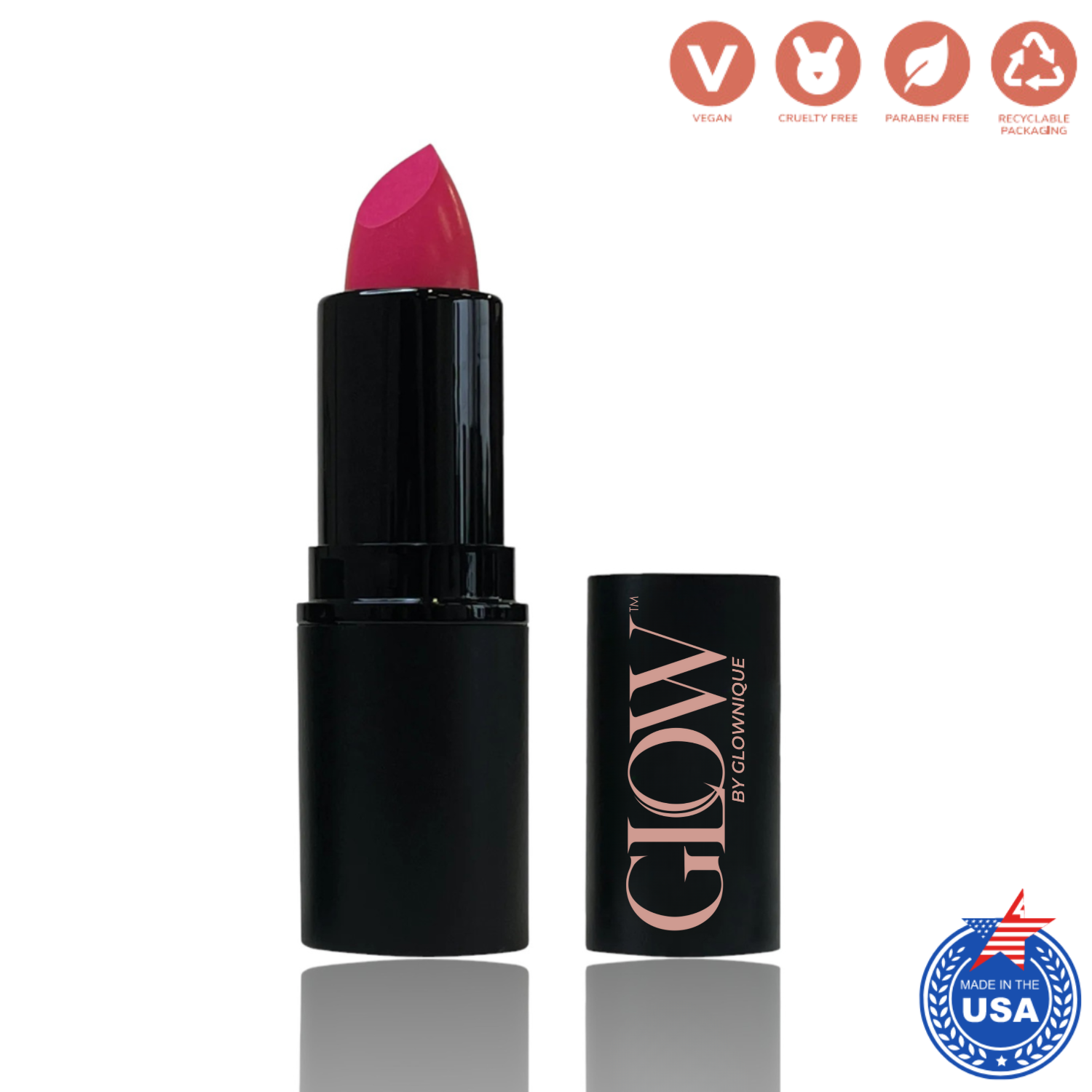 Lipstick - Pink Pizzazz (4.3ml) | GLOWNIQUE