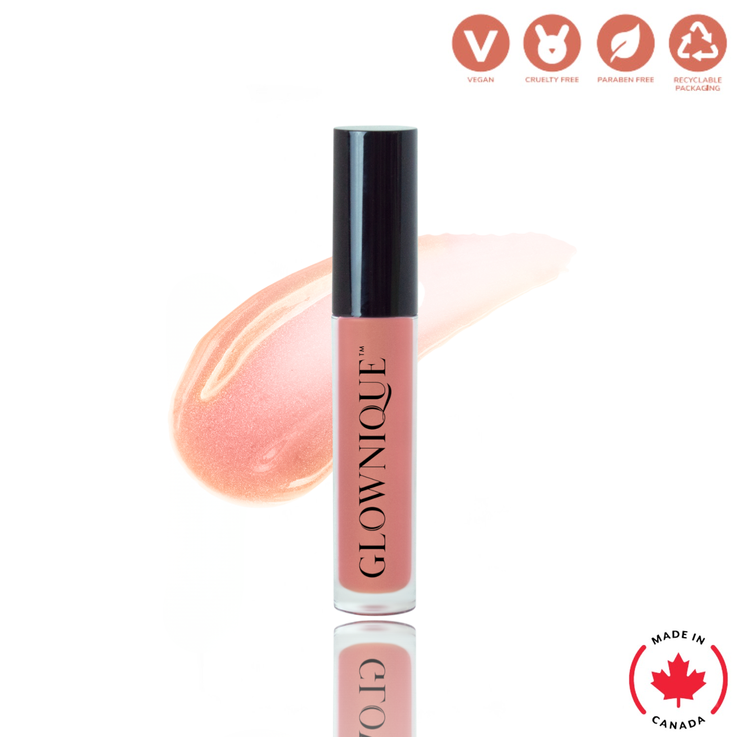 Lipgloss - Mahagoni (5 ml) | GLOWNIQUE