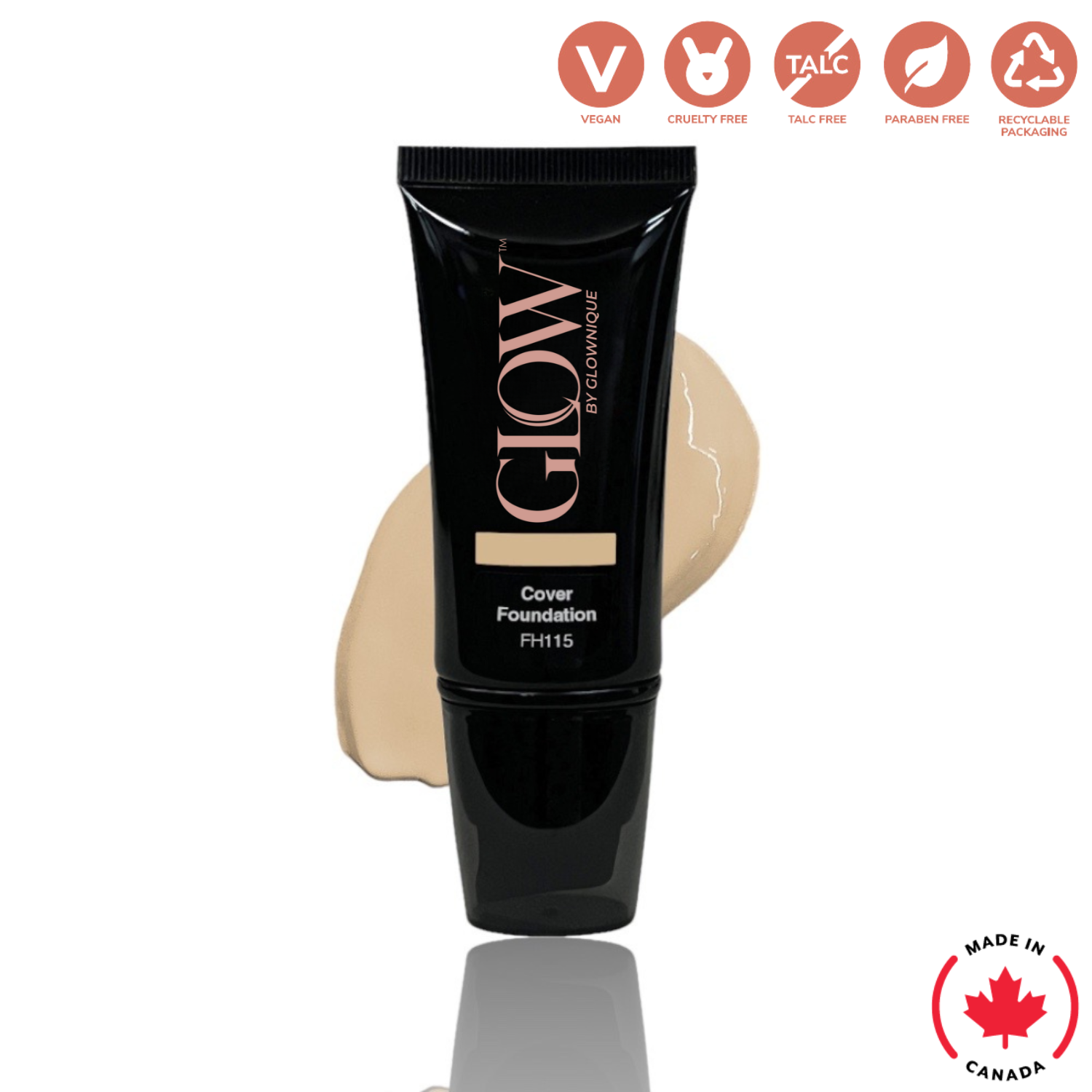 Full Cover Foundation - Desert (30ml) | GLOWNIQUE