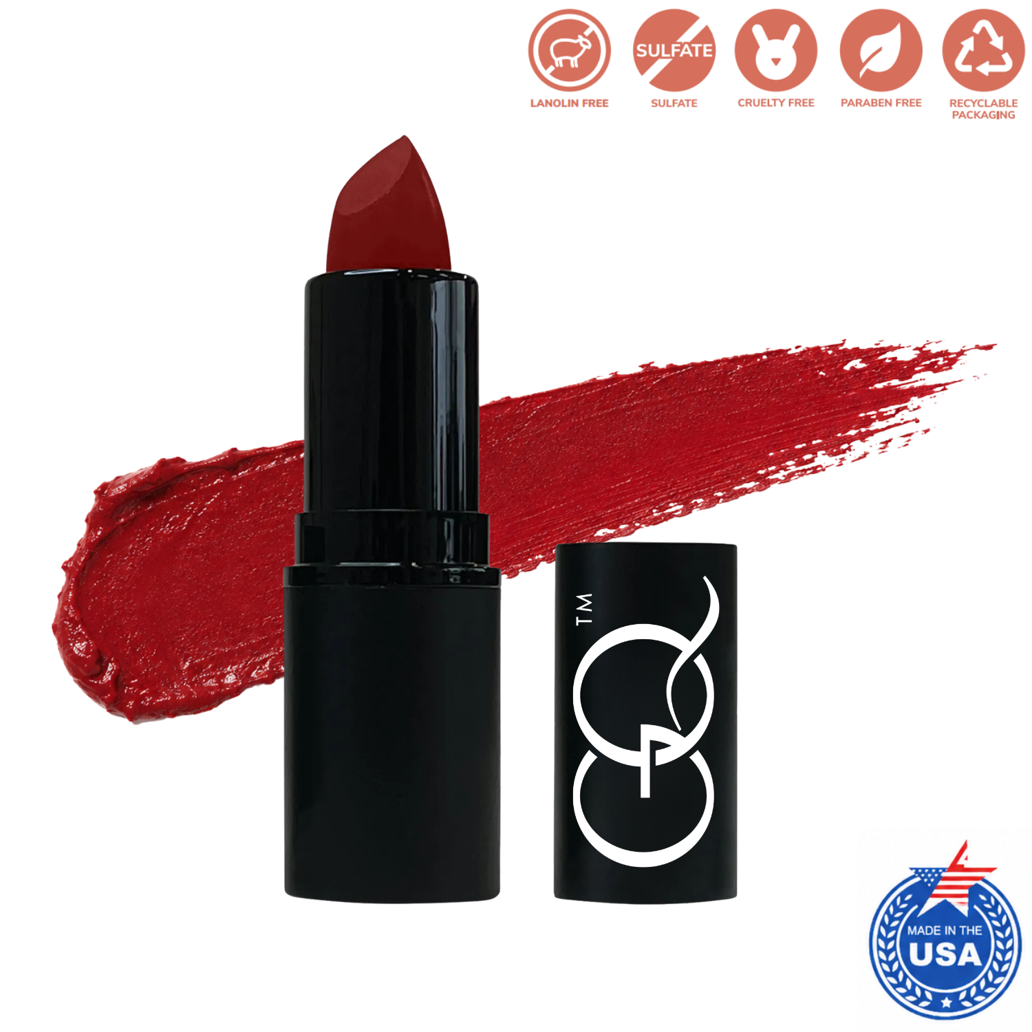 GLOWNIQUE Matte Lipstick - Artisan Cherry Red Luxury