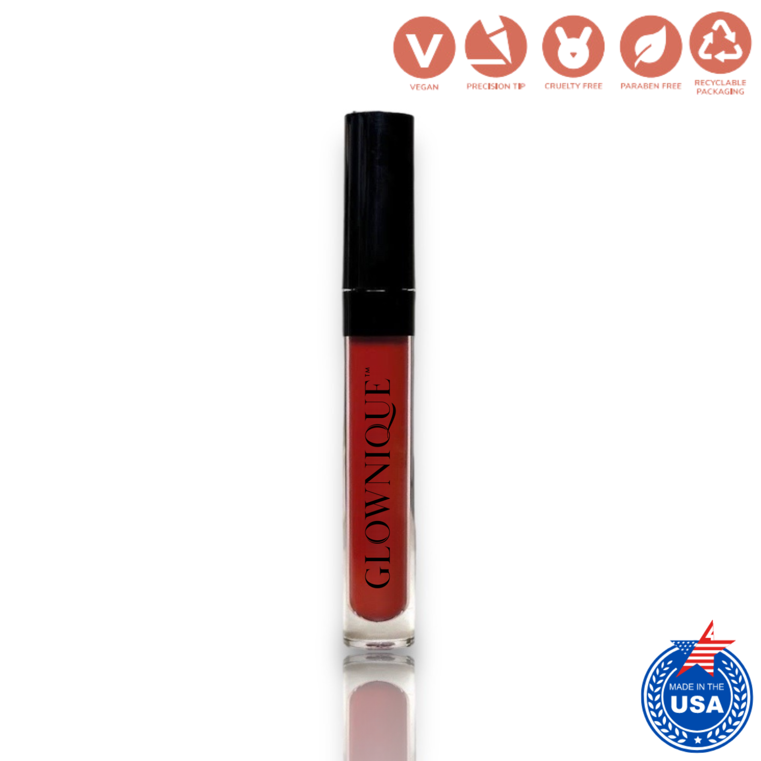 Liquid to Matte Lipstick - Ruby (3ml) | GLOWNIQUE