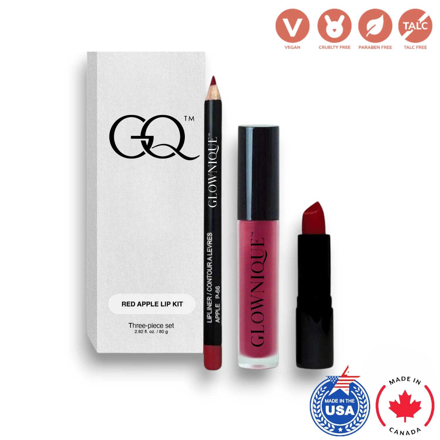 Lip Kit - Red Apple | GLOWNIQUE