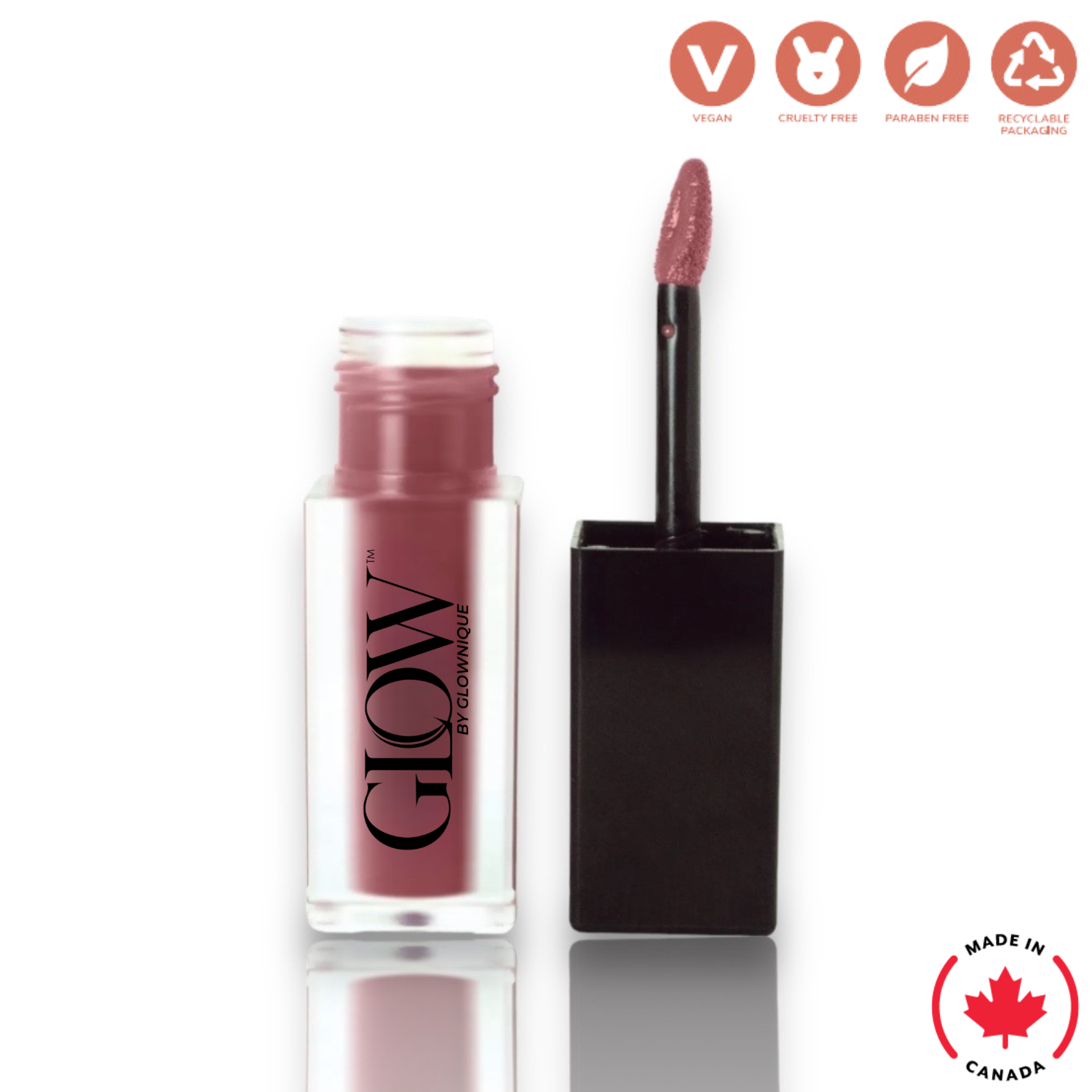 Matte Lip Stain - Dark Cherry (5ml) | GLOWNIQUE