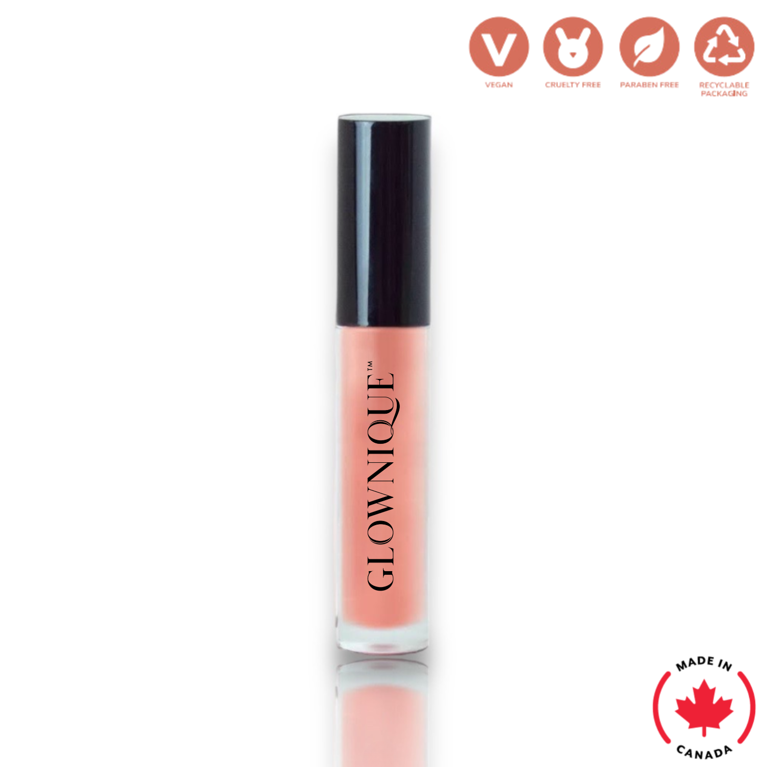 Lip Gloss - Coral (5 ml) | GLOWNIQUE