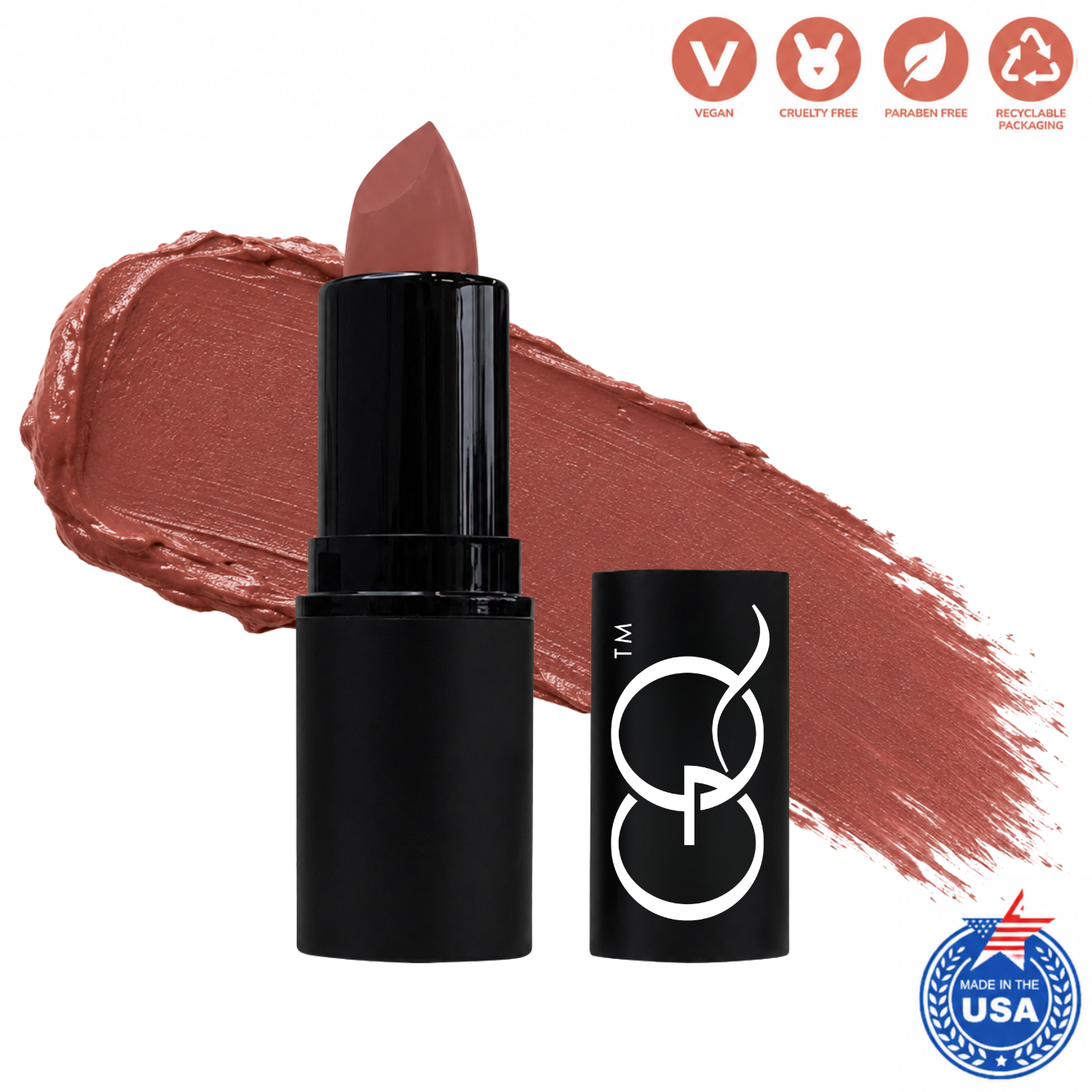 GLOWNIQUE Maison Lipstick - Artisanal Elegance in Au Naturel