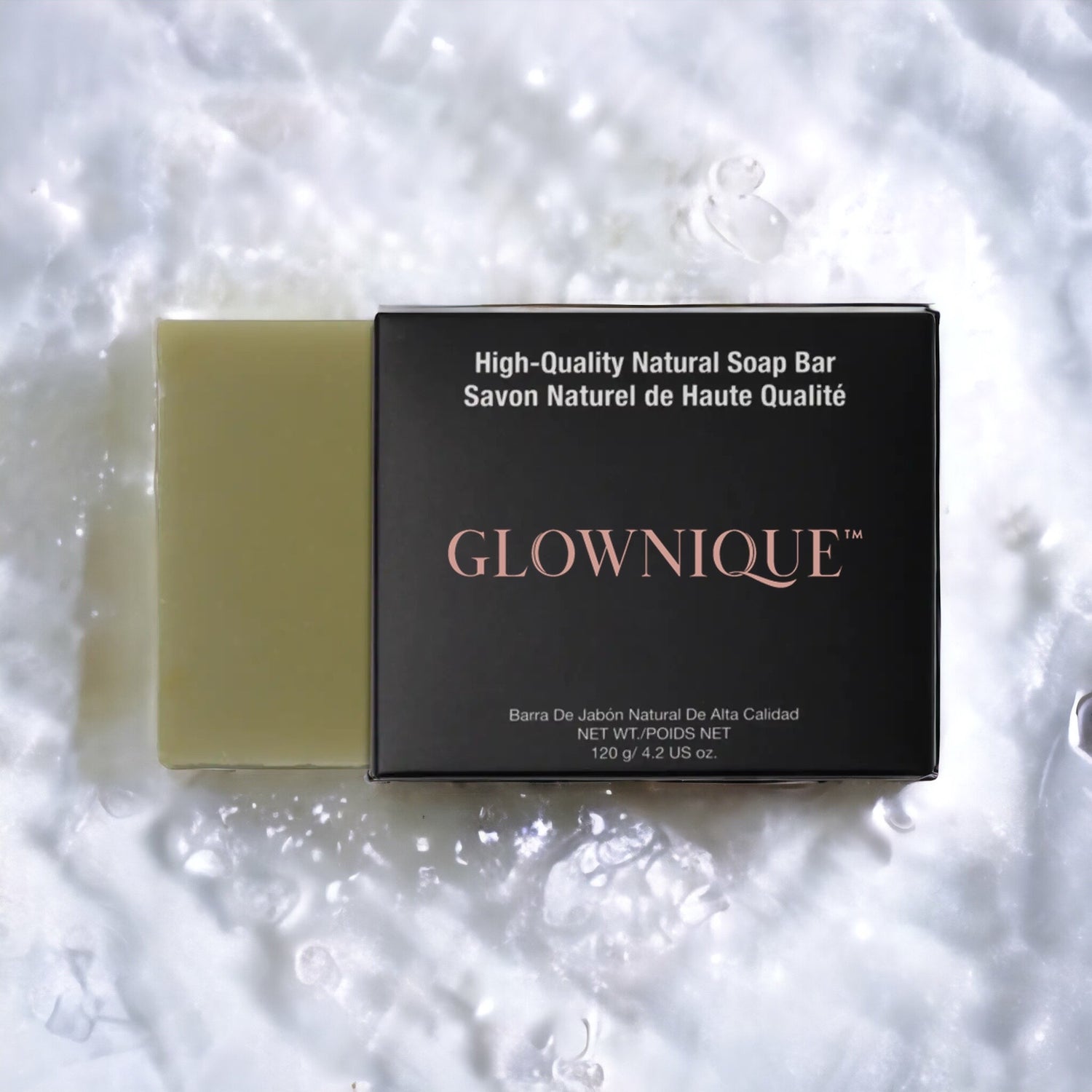 Natural Green Tea Lemongrass Calming Soap | GLOWNIQUE