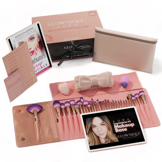 AURA Professional Makeup Brush Set | GLOWNIQUE