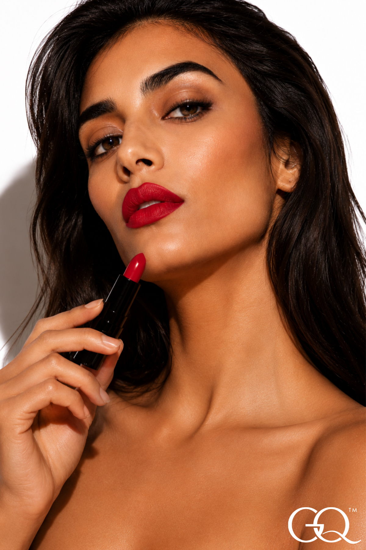GLOWNIQUE Couture Cream Lipstick - Artisanal Luxury Red
