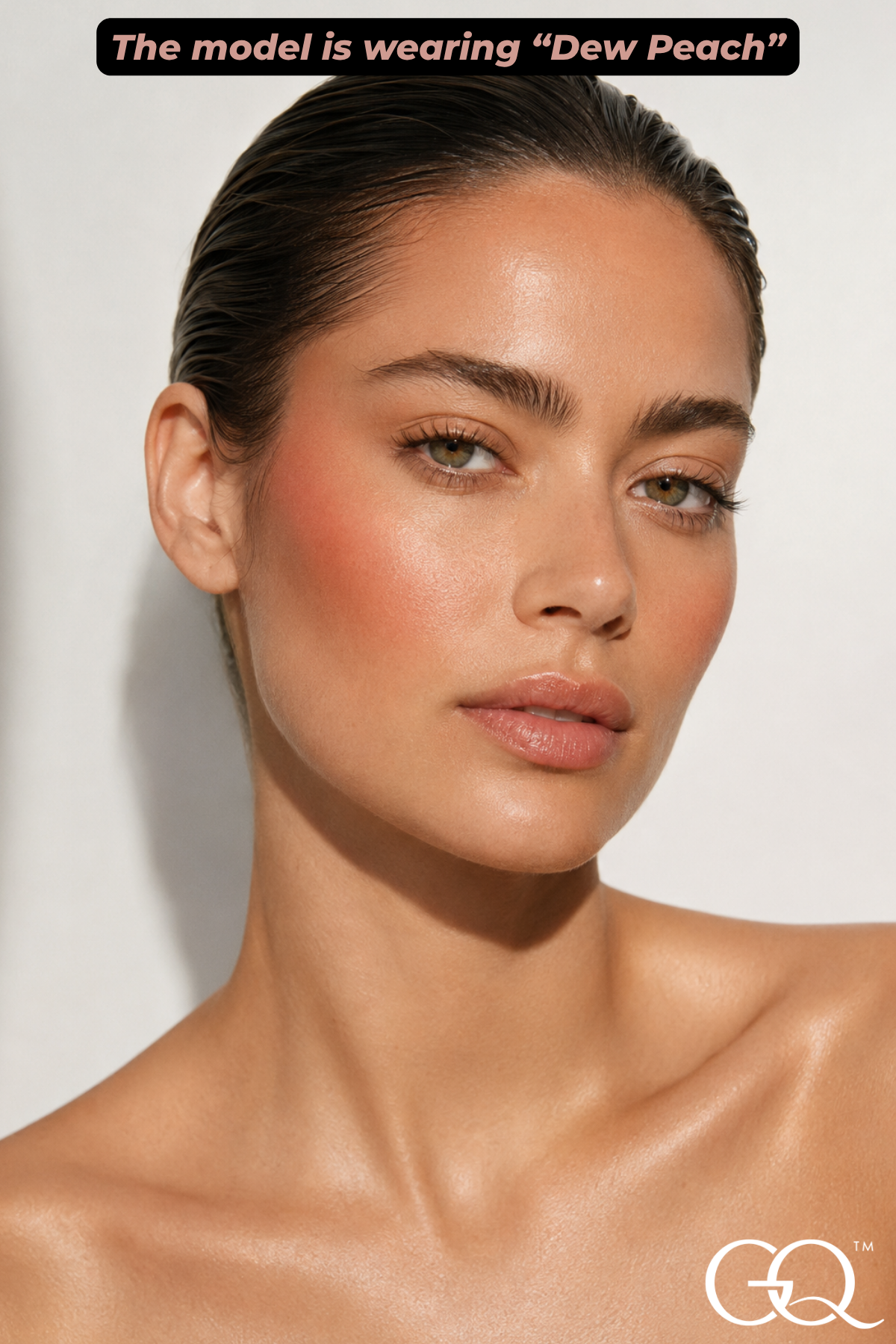 Experience the artistry of GLOWNIQUE Liquid Blush in Dew Peach, a vegan masterpiece that enhances your natural allure with a luminous, dewy finish.
