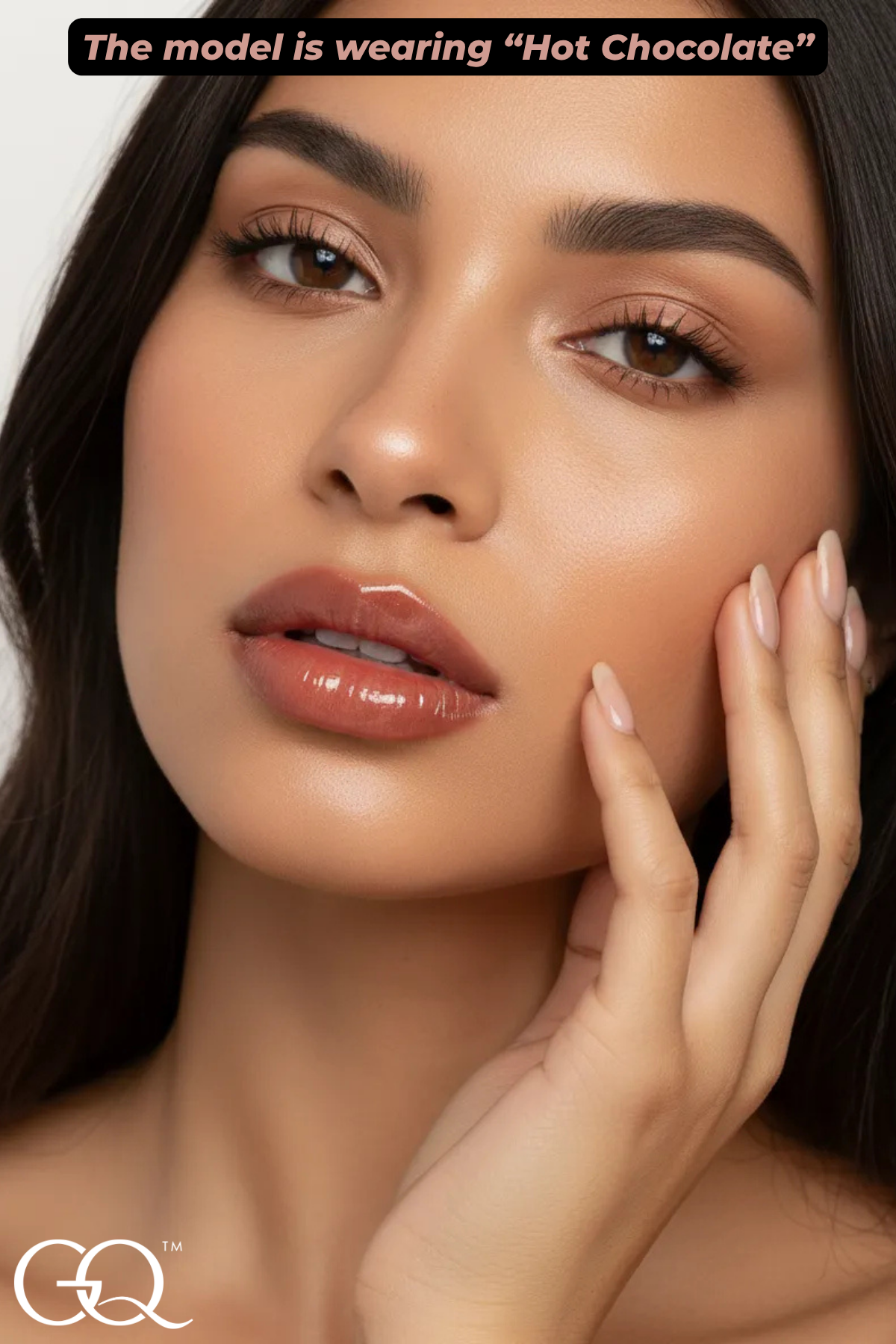 Indulge in GLOWNIQUE Lip Gloss - Hot Chocolate, a vegan, cruelty-free luxury that enhances your natural allure with sheer hydration and sophisticated shine.