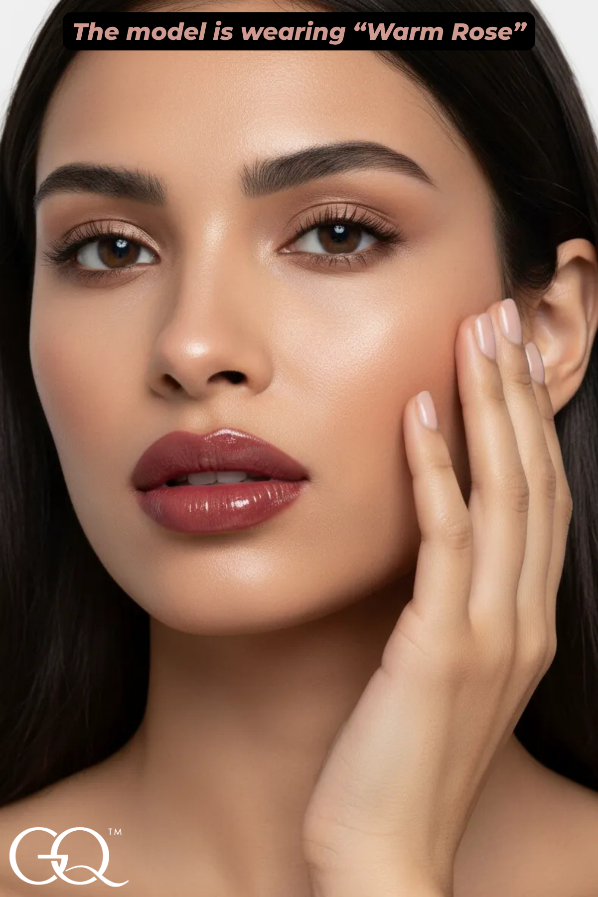 Indulge in the luxurious GLOWNIQUE Lip Gloss in Warm Rose. This vegan, glossy formula enhances your natural allure, embodying refined elegance and self-expression.