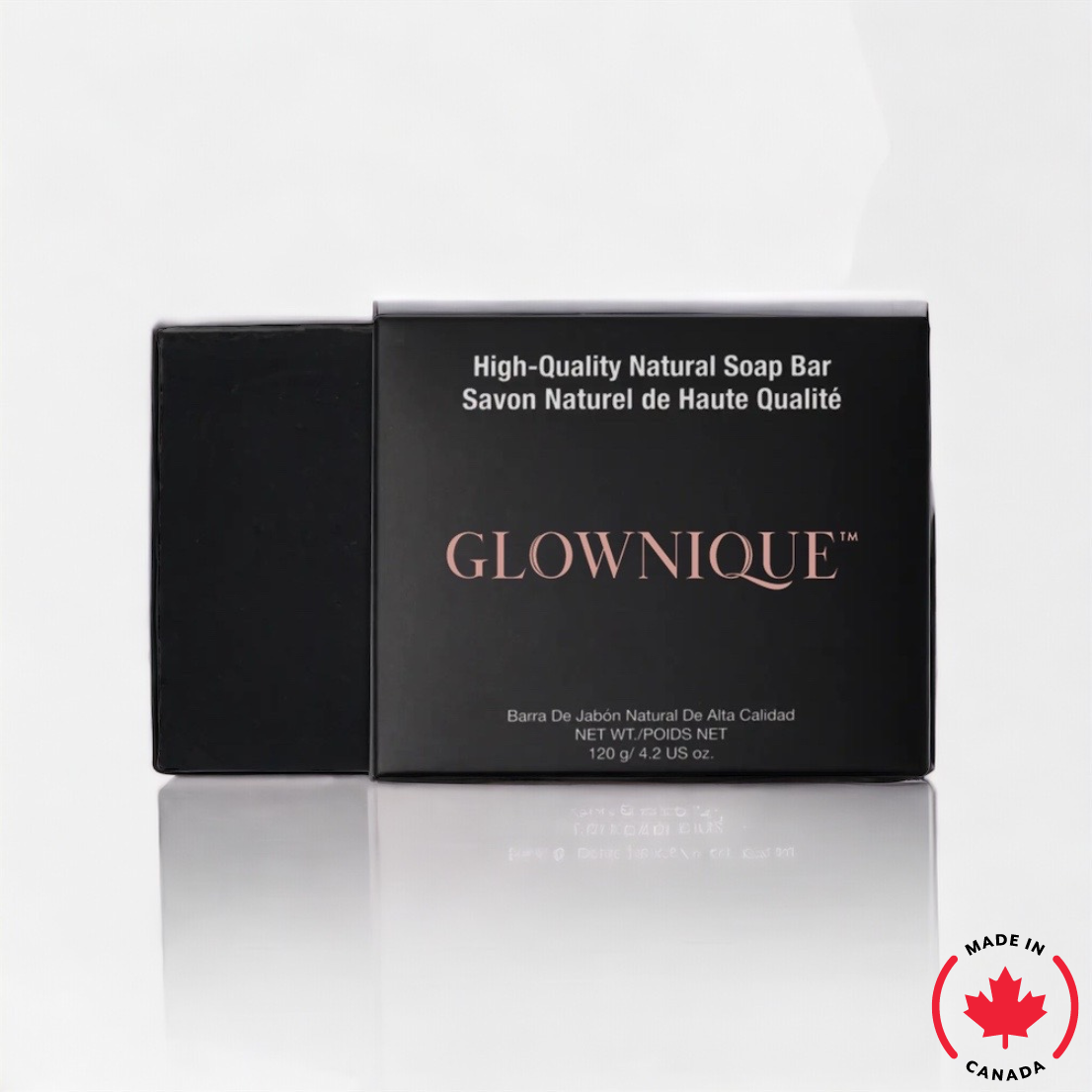 Natural Charcoal Lather Soap | GLOWNIQUE