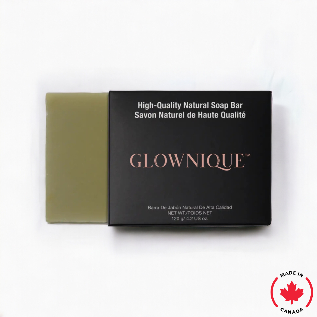 Natural Green Tea Lemongrass Calming Soap | GLOWNIQUE