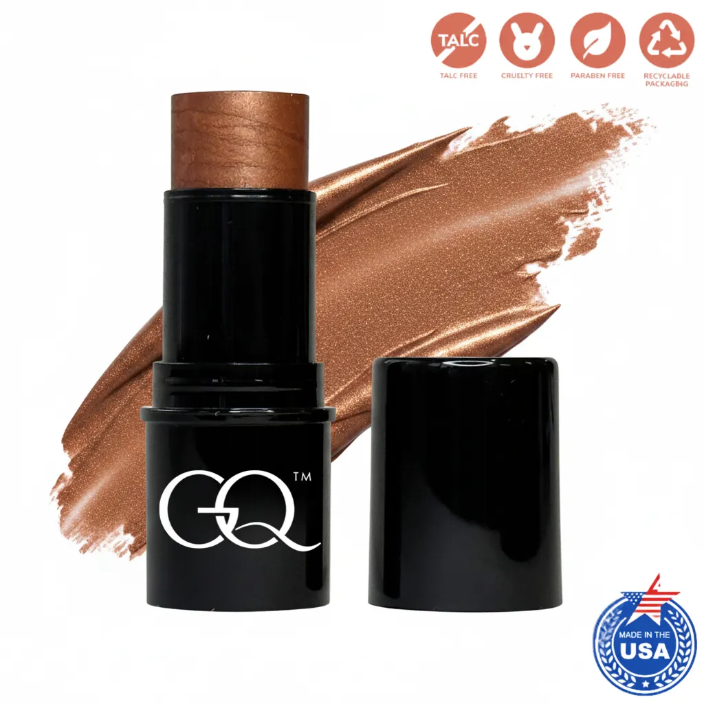Experience the artisanal luxury of GLOWNIQUE Highlighter Stick, a creamy formula enriched with vitamins for an ethereal glow that elevates your beauty ritual.