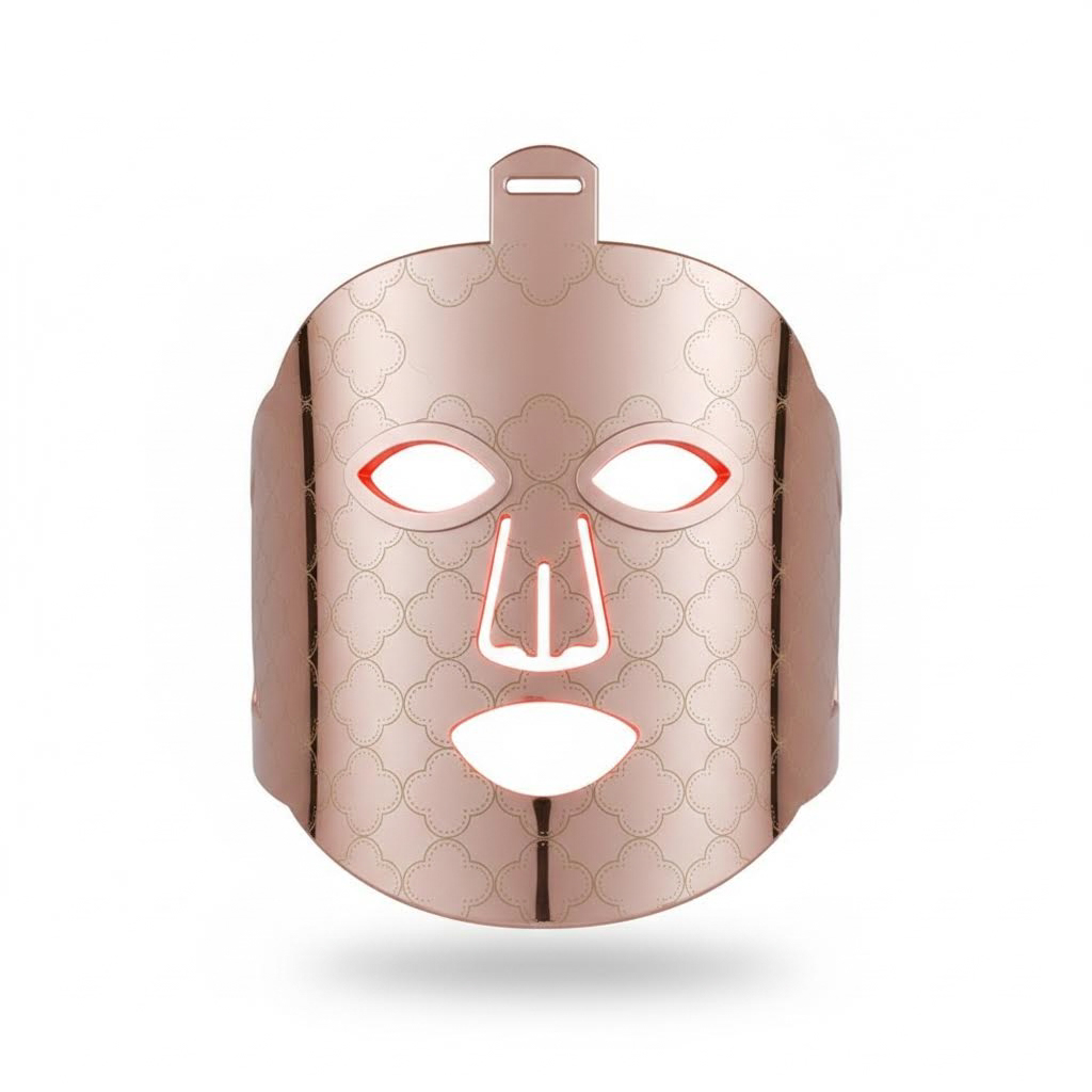 Experience the elegance of GLOWNIQUE's LED Silicone Mask, where innovative infrared technology meets luxurious craftsmanship for radiant, rejuvenated skin.
