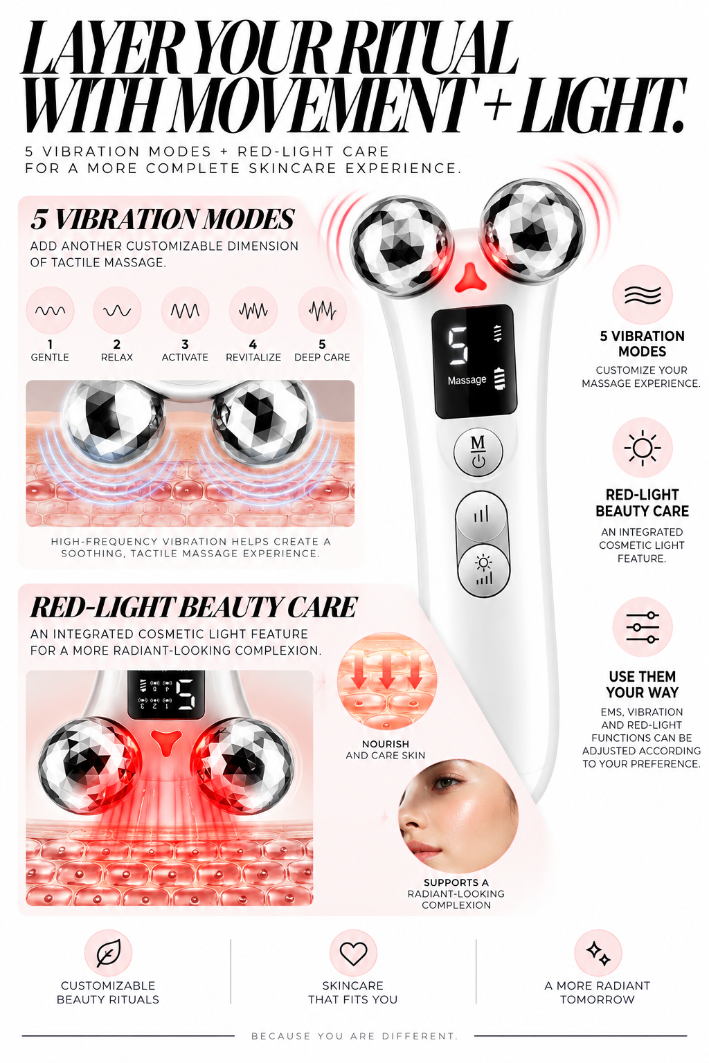 Miréa EMS Sculpting Roller by GLOWNIQUE