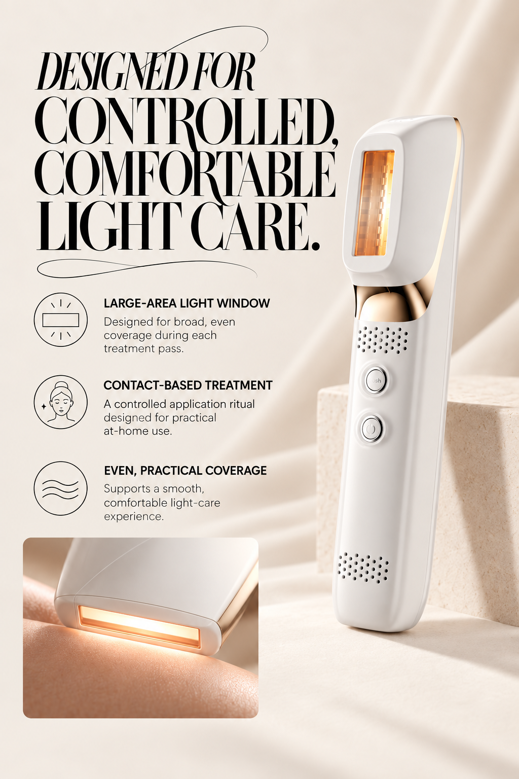 Luce Viva IPL + LED Facial Rejuvenation Device by GLOWNIQUE